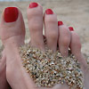 Mediterranean Sand foot fetish in Spain